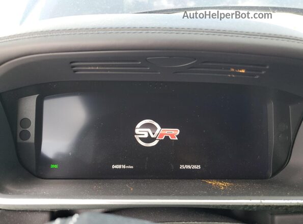 SALWZ2RE0MA750260 2021 LAND ROVER RANGE Black Սարքավորումների վահանակի տեսք