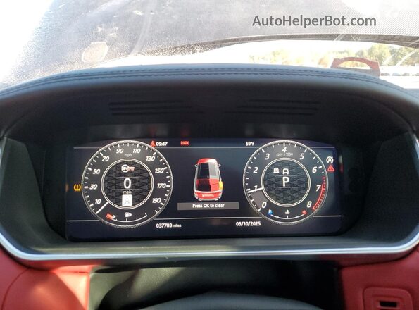 SALWZ2RE0MA769858 2021 LAND ROVER RANGE Black ხელსაწყოთა პანელის ხედი