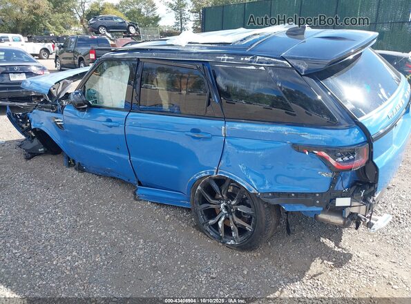 SALWZ2RE1NA231137 2022 LAND ROVER RANGE ROVER SPORT Синий Задняя левая четверть