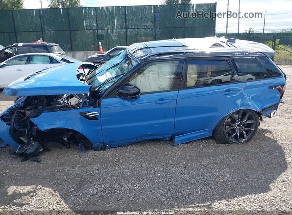 SALWZ2RE1NA231137 2022 LAND ROVER RANGE ROVER SPORT Синий Вид задней части салона