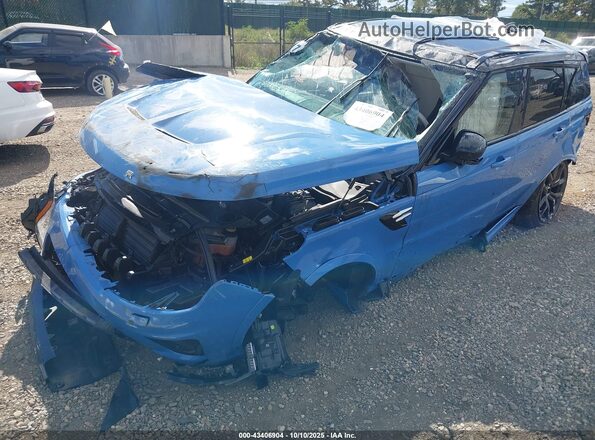 SALWZ2RE1NA231137 2022 LAND ROVER RANGE ROVER SPORT Синий Передняя левая четверть