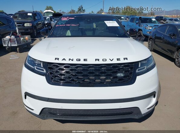 SALYB2EX8LA282457 2020 LAND ROVER RANGE ROVER VELAR White უკანა სალონის ხედი