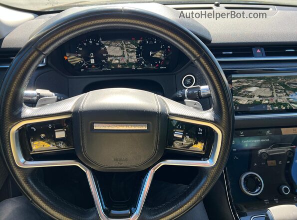 SALYJ2EU4MA312970 2021 LAND ROVER RANGE Black Vista interior delantera