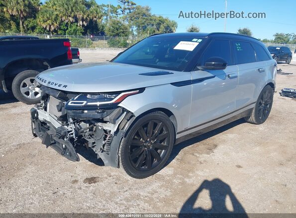 SALYK2FV4LA264292 2020 LAND ROVER RANGE ROVER VELAR Silver წინა მარცხენა ხედი სამი მეოთხედიდან