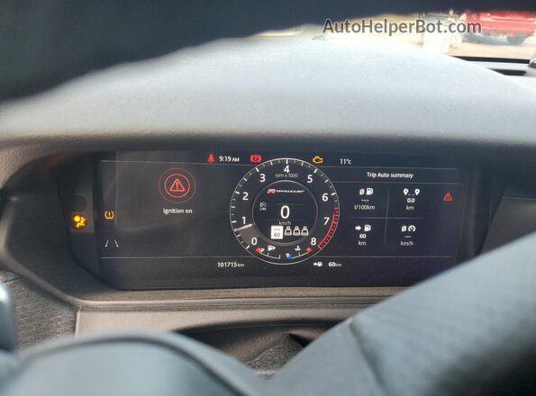SALYK2FX3LA239997 2020 LAND ROVER RANGE Gray Вид щитка приладів