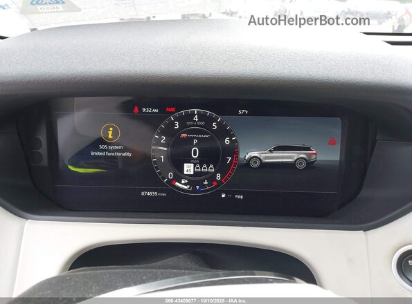 SALYM2RV1JA740596 2018 LAND ROVER RANGE ROVER VELAR Gray უკანა სავარძლების ხედი