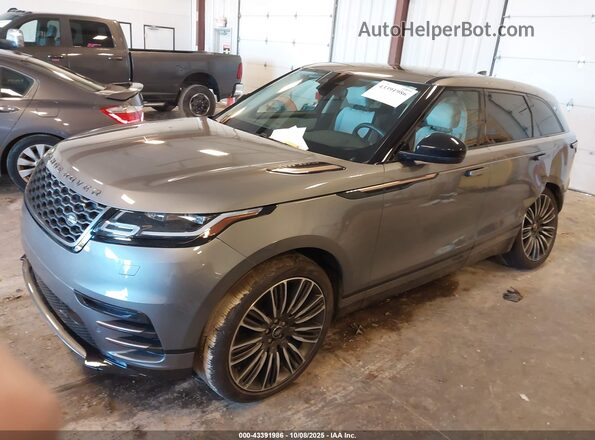 SALYT2EU3PA353170 2023 LAND ROVER RANGE ROVER VELAR Gray Передня ліва чверть