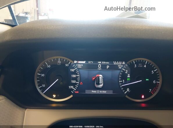 SALYT2EU3PA353170 2023 LAND ROVER RANGE ROVER VELAR Gray Вид задніх сидінь