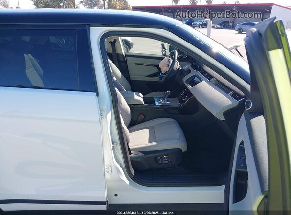 SALZJ2FX0MH156429 2021 LAND ROVER RANGE ROVER EVOQUE White Widok wnętrza z przodu
