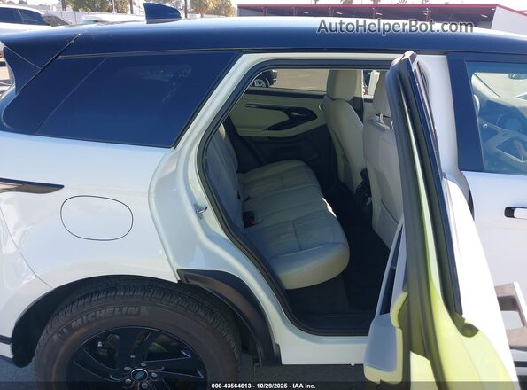 SALZJ2FX0MH156429 2021 LAND ROVER RANGE ROVER EVOQUE White Widok naklejki z numerem VIN