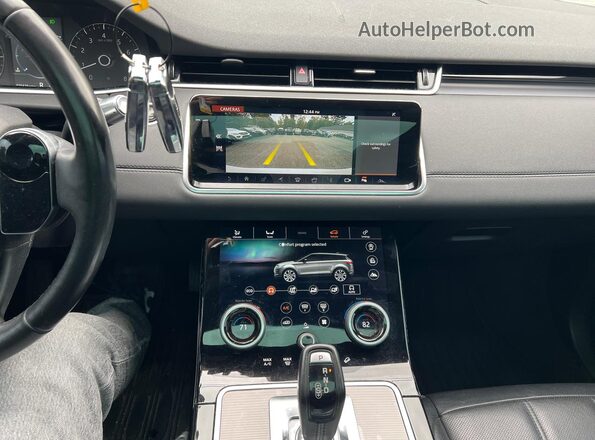 SALZJ2FX1LH049047 2020 LAND ROVER RANGE White Вид щитка приладів