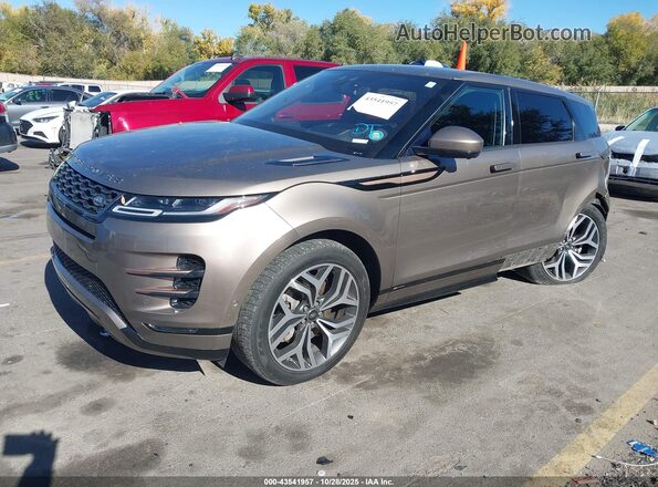 SALZM2GX0LH050079 2020 LAND ROVER RANGE ROVER EVOQUE Brown Vista tres cuartos delantera izquierda