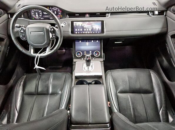 SALZP2FX3LH078175 2020 LAND ROVER RANGE Black Vista del salpicadero