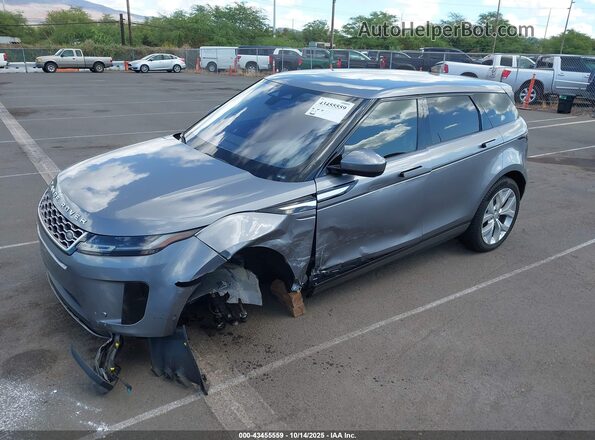 SALZP2FX7MH137990 2021 LAND ROVER RANGE ROVER EVOQUE Серый Передняя левая четверть