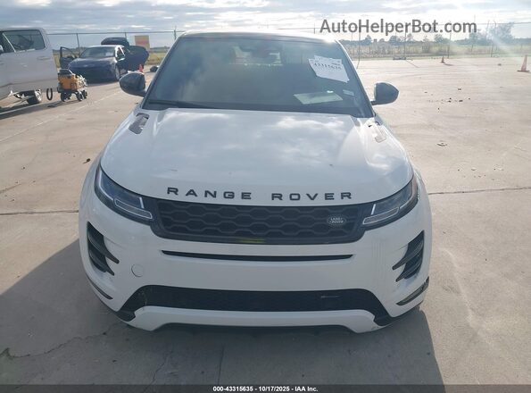 SALZT2FX6PH206152 2023 LAND ROVER RANGE ROVER EVOQUE White Widok zestawu wskaźników