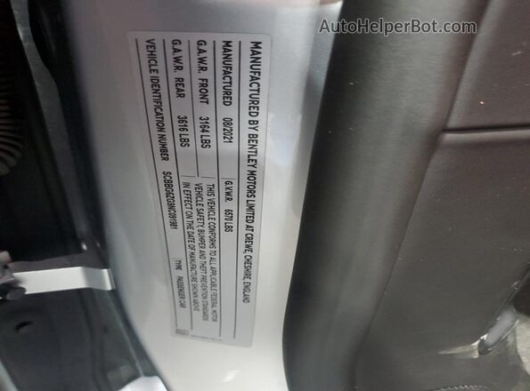 SCBBG6ZG9NC091981 2022 BENTLEY OTHER Silver 