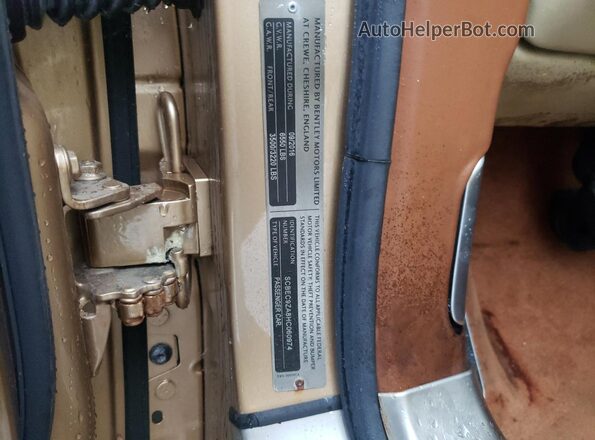 SCBEC9ZA8HC060974 2017 BENTLEY OTHER Tan Вид підкапотного простору