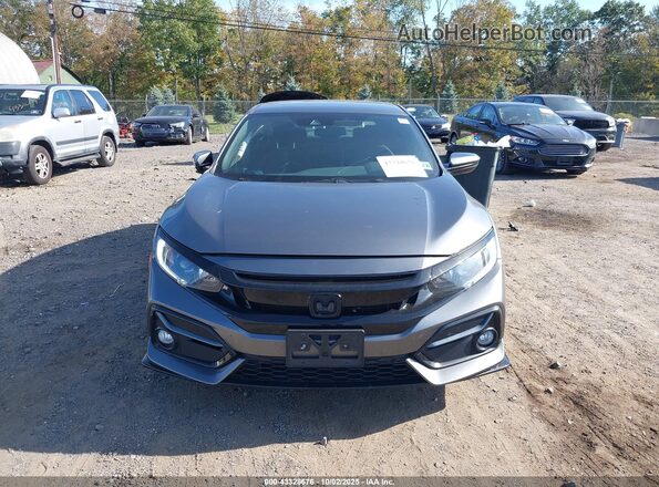 SHHFK7H42LU414583 2020 HONDA CIVIC Gray Սարքավորումների վահանակի տեսք