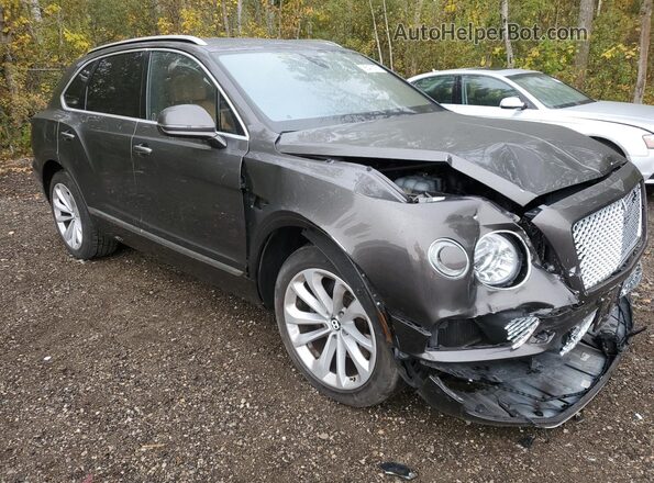 SJAAC2ZV6HC014356 2017 BENTLEY BENTAYGA Gray Передня права чверть