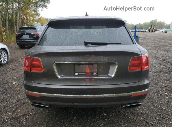 SJAAC2ZV6HC014356 2017 BENTLEY BENTAYGA Gray Вид ззаду