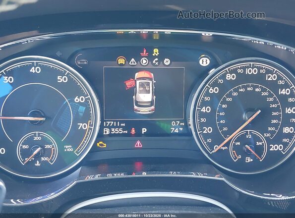 SJAAM2ZV1KC025074 2019 BENTLEY BENTAYGA Black Widok tylnych siedzeń