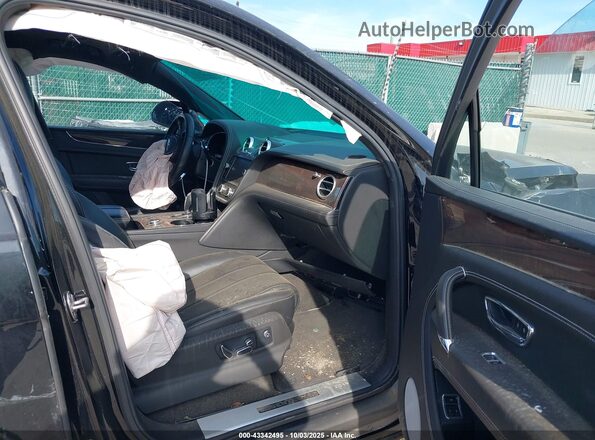 SJAAM2ZV1KC026404 2019 BENTLEY BENTAYGA Black Вид салону спереду