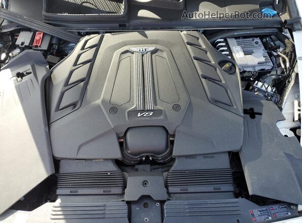 SJAAM2ZV9LC029665 2020 BENTLEY BENTAYGA Белый Вид подкапотного пространства