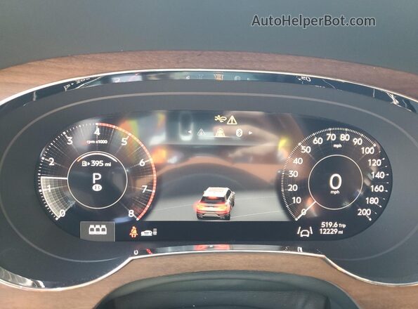 SJAHT2ZV3RC025136 2024 BENTLEY BENTAYGA Gray Instrument cluster view