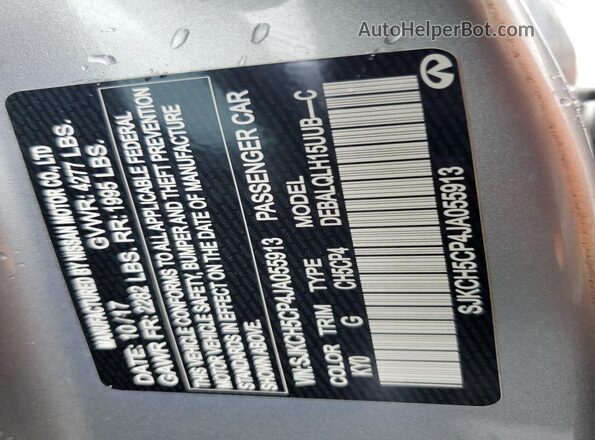 SJKCH5CP4JA055913 2018 INFINITI QX30 Silver 
