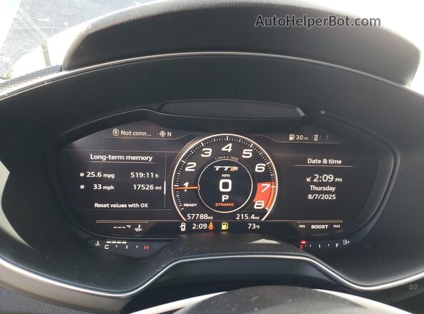 TRUC1AFV9H1003087 2017 AUDI TT Black 
