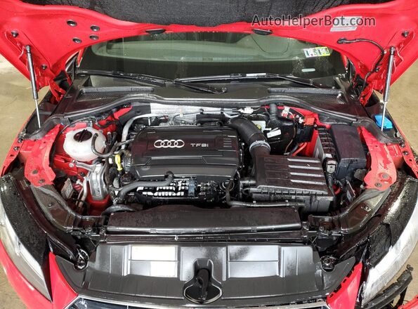 TRUC5AFV9G1003707 2016 AUDI TT Red Vista interior trasera