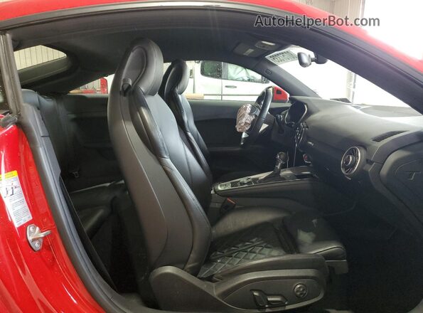 TRUC5AFV9G1003707 2016 AUDI TT Red Vista de los asientos traseros