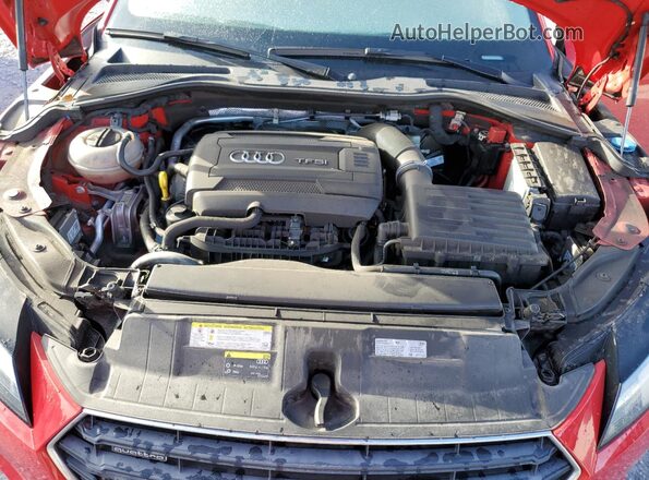 TRUT5CFV5G1023027 2016 AUDI TT Red Սալոնի հետևի տեսք