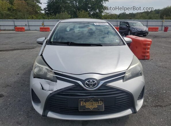VNKKTUD35GA063442 2016 TOYOTA YARIS Silver Вид спереду