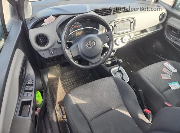 VNKKTUD36GA067886 2016 TOYOTA YARIS Gray წინა პანელის ხედი