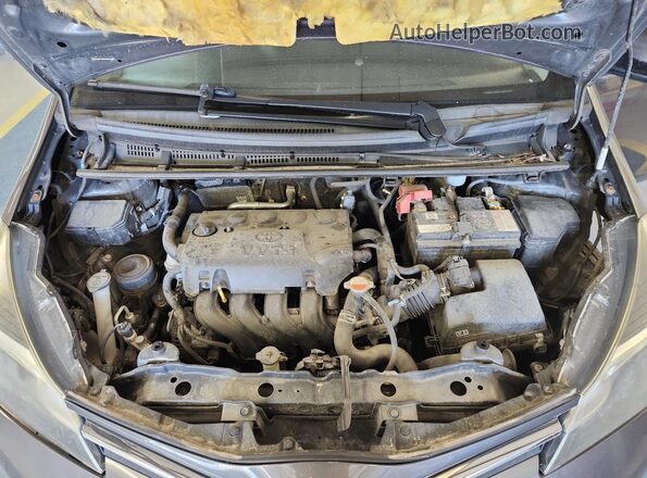 VNKKTUD36GA067886 2016 TOYOTA YARIS Gray უკანა სალონის ხედი