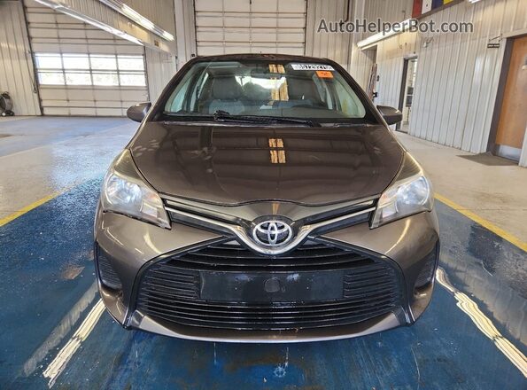 VNKKTUD36GA067886 2016 TOYOTA YARIS Gray VIN კოდის სტიკერის ხედი