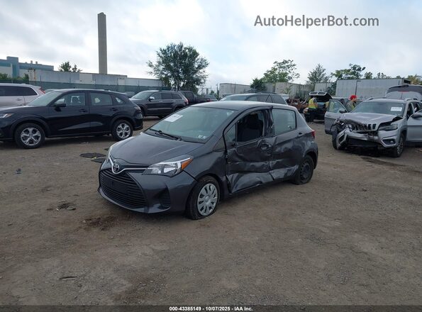 VNKKTUD37GA066116 2016 TOYOTA YARIS Black Vista tres cuartos delantera izquierda