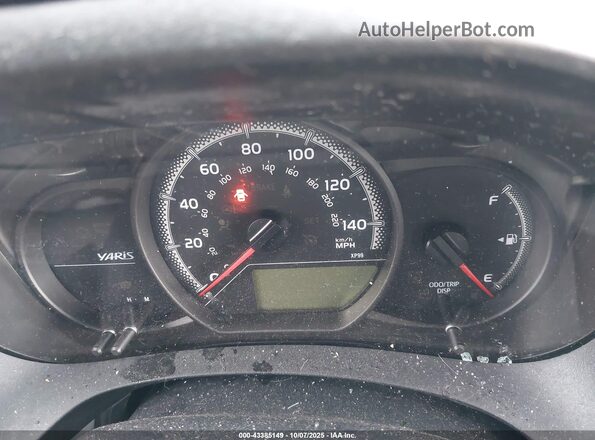 VNKKTUD37GA066116 2016 TOYOTA YARIS Black Vista interior de 360 grados