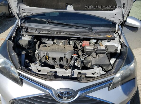 VNKKTUD39GA070135 2016 TOYOTA YARIS Silver უკანა სალონის ხედი