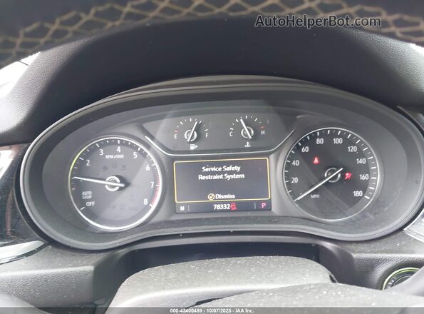 W04GL6SX3K1004098 2019 BUICK REGAL Black Widok tylnych siedzeń