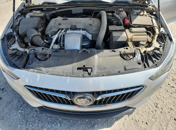 W04GP6SX2K1064636 2019 BUICK REGAL Silver Вид задньої частини салону