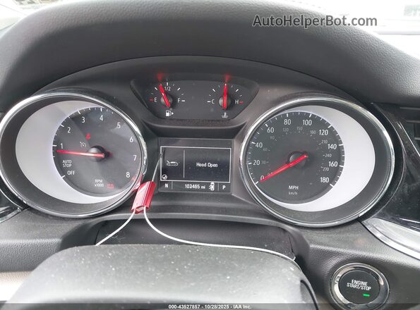 W04GU8SX2K1000116 2019 BUICK REGAL White Widok tylnych siedzeń