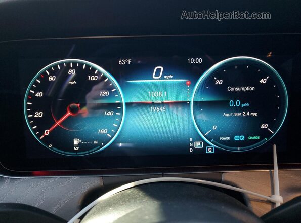 W1K2J5KB8MA086455 2021 MERCEDES-BENZ CLS-CLASS White Vista del cuadro de instrumentos