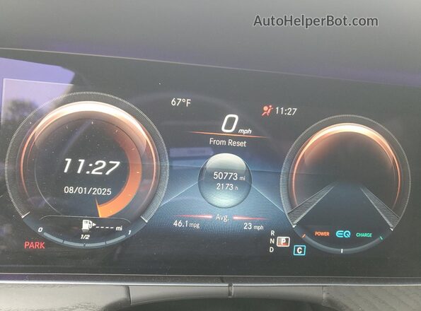 W1K2J5KB9MA085167 2021 MERCEDES-BENZ CLS-CLASS Blue Սարքավորումների վահանակի տեսք