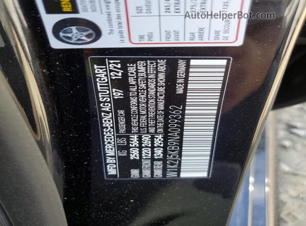 W1K2J5KB9NA099362 2022 MERCEDES-BENZ CLS-CLASS Black 