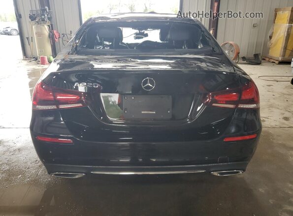 W1K3G4EB0MJ317499 2021 MERCEDES-BENZ A Black Вид ззаду