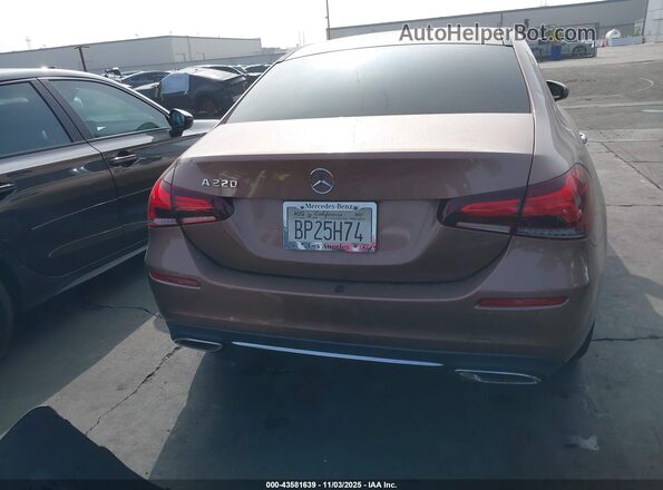 W1K3G4EB6MJ309293 2021 MERCEDES-BENZ A 220 Brown 