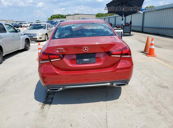 W1K3G4EB6NJ339976 2022 MERCEDES-BENZ A Burgundy 