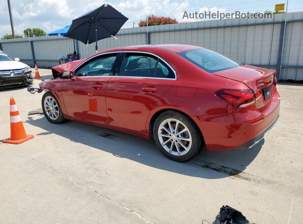 W1K3G4EB6NJ339976 2022 MERCEDES-BENZ A Burgundy 